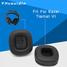 Earpads For Razer Tiamat V1 Pad Headphone Accessaries Replacement Ear Cushions Protein Leather Soft Material 2024 - buy cheap