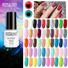 ROSALIND Gel Nail Polish of 7ml Purple Series Semi Permanent Gel Varnishes For Nail Art Need Base And Top Soak Off LED/UV Lamp 2024 - купить недорого