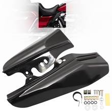 Gloss Black Moto Heat Shield Mid-Frame Air Deflector W/ Mounting Bolts For Harley Touring CVO Ultra Classic Electra Glide 01-08 2024 - buy cheap