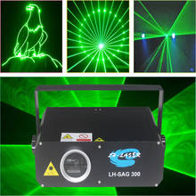 Luz de palco pequena sd, barata, 300mw 532nm, laser verde de discoteca para shows e festas 2024 - compre barato