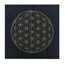 Tarots Card Tablecloth Flower of Life Divination Altar Cloth Board Game Card Pad N58B 2024 - buy cheap