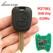 2 Buttons 433Mhz Remote Key For Citroen Saxo Xsara Picasso Berlingo Car Key PCF7961 ID46 Chip Uncut blade 2024 - buy cheap