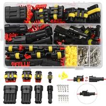 352pcs HID Waterproof Connectors 1/2/3/4 Pin 26 Sets Car Electrical Wire Connector Plug Truck Harness 300V 12A Dropshipping 2024 - buy cheap