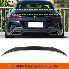 Rear Trunk Spoiler Lip for BMW 8 Series G16 4 Door F93 M8 2019 2020 Rear Trunk Spoiler Boot Lip Wing Lid Carbon Fiber 2024 - buy cheap