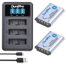 DuraPro 1860mAH NP-BX1 NP BX1 Battery +LED USB 3 slots Charger For SONY DSC RX1 RX100 RX100iii M3 M2 WX300 HX300 HX400 HX50 HX60 2024 - buy cheap