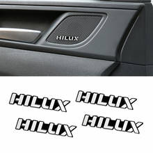 4 шт., декоративные наклейки на автомобильные аудиосистемы для Toyota Hilux surf vigo revo 2017 2018 2024 - купить недорого