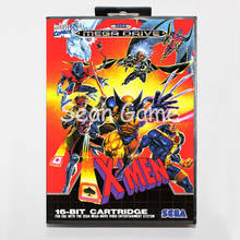 Elevata prestazione 16 Bit MD Game Card for Sega Mega Drive X Men Cover With Retail Box 2024 - buy cheap