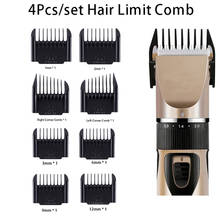 4 pçs/set guia de corte pente conjunto ferramenta cabeleireiro profissional limite pente aparador cabelo barbeador 2024 - compre barato