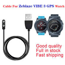 Fast Shipping Zeblaze Vibe 3 GPS Magnetic USB Charging Cableoriginal charger Cable 2pin Power Cable For Zeblaze Vibe 3 GPS Watch 2024 - buy cheap