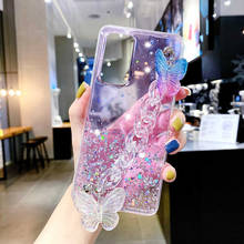 For For Huawei P30 P40 Lite Mate 20 30 40 Pro Y9 Prime 2019 Fashion Butterfly Transparent Bracelet Flake Soft Phone Case Cover 2024 - buy cheap