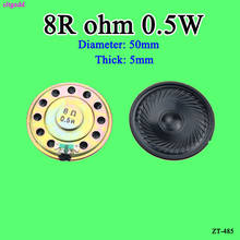 cltgxdd 1pcs New Ultra-thin speaker 8 ohms 0.5 watt 0.5W 8R speaker Diameter 50MM 5CM thickness 5MM 2024 - buy cheap