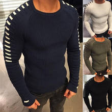 Mwxsd-suéter informal de Cachemira para hombre, Jersey cálido de punto, ajustado, de marca 2024 - compra barato