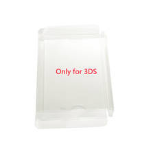 100 шт. прозрачная коробка для 3DS США Япония, цветная коробка для карт, пластиковая защитная коробка для хранения домашних животных 2024 - купить недорого