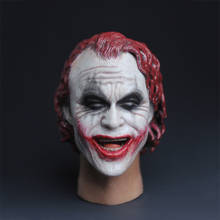 Modelo de escultura de cabeza de joker de payaso sonriente a escala 1/6 con pelo rojo para cuerpo de figura de acción de 12 pulgadas 2024 - compra barato
