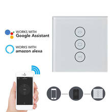 WiFi Smart Curtain Switch Works With Alexa And Google Home For Electric Motorized Curtain Blind Roller Shutter Smart Life 2024 - buy cheap