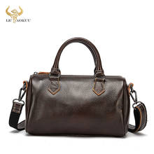 New Genuine Leather Famous Brand Luxury Ladies Mini Purse and handbag Over The Shoulder bag Women Design Vintage Tote bag 315 2024 - buy cheap