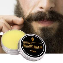 YIBER Natural Beard Balm Wax Moustache Styling Beeswax Moisturizing Conditioner Smoothing Beard Growth Balm Grooming Kit 2024 - buy cheap