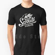 Shrute Farm Футболка с принтом для мужчин хлопок новая крутая футболка офис Dunder Mifflin обучение первой помощи Scranton Электрический город 2024 - купить недорого