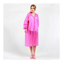 Chubasquero con capucha para Mujer, abrigo transparente de moda, Poncho largo, ropa de viaje, 2 piezas 2024 - compra barato
