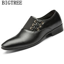 Formal Men Dress Shoes Italian Men Shoes Leather Coiffeur Luxury Plus Size Dress Designer Shoes Men Classic Brown Dress Ayakkabi 2024 - buy cheap