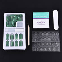 24pcs detachable False Nails Art Fake Extension Tips With Glue Nail Artificial Tips Set Full Cover for Decorated Short Press On 2024 - buy cheap