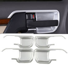 For  Toyota Land Cruiser 200 2016 2017 2018 2019 2020 ABS Interior Door Bowl Cover Trim 4pcs Inter Handle Decoration Car-styling 2024 - buy cheap