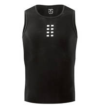 Adult Men's Sleeveless Cycling Vest - Breathable & Quick Dry - Bike Base Layer, Biking Undershirt, Athletic Sports Tops - Black 2024 - buy cheap
