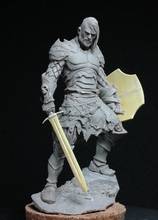 Modelo de figura de resina para homem com espada, fantasia antiga, kits miniatura gk sem montagem, 1/24 2024 - compre barato