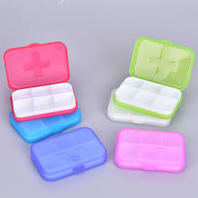 4/6 Slots Moisture-proof Pill Box Travel Dispen Storage Container Colorful Drug Dispenser Packing Container Portable Pill Cases 2024 - buy cheap