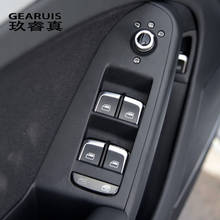 Car Styling For Audi A4 B8 Interior Door Window Glass Switch Buttons Decoration Frame Covers Stickers Trim Sequins Accessories 2024 - buy cheap