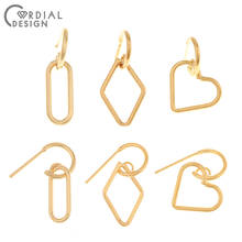 Cordial Design 30Pcs Jewelry Accessories/Hand Made/Earrings Making/Genuine Gold Plating/Jewelry Findings/DIY Parts/Earrings Stud 2024 - buy cheap