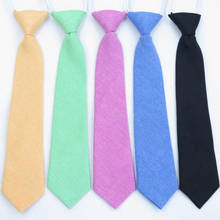 Галстуки для детей хлопковый однотонный галстук для мальчиков девочек студентов детский галстук для выступления фотография подарок на выпускной 2024 - купить недорого