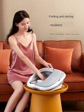 Massager dobrável do banho do pé com aquecimento infravermelho da bolha pé embeber rodas de massagem massagem relaxamento 2024 - compre barato