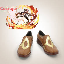 Genshin Impact Hu Tao Cosplay Shoes Boots Halloween Carnival Cosplay Costume Accessories 2024 - buy cheap