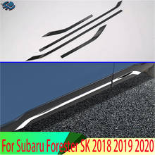 For Subaru Forester SK 2018 2019 2020 Side Door Line Garnish Body Trim Accent Molding Cover Bezel Styling Protector 2024 - buy cheap