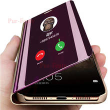 Умный зеркальный чехол для телефона для samsung Galaxy Note 10 A50 S10 S8 S9 S6 S7 Edge Plus S10e M20 M10 A30 A10 A20 A40 A70 A5 2017 чехлы 2024 - купить недорого