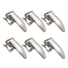 6 PCS Hot Stainless Steel Finger Picks Plectrums for Guitar Bass Banjo Ukulele 2024 - buy cheap