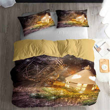 HELENGILI 3D Bedding Set Christmas Print Duvet cover set lifelike bedclothes with pillowcase bed set home Textiles #SD-48 2024 - buy cheap