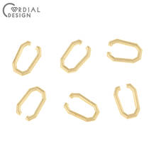 Cordial Design 200Pcs 6*9MM Jewelry Accessories/Earring Connectors/Oval Shape/DIY Making/Hand Made/Jewelry Findings & Components 2024 - buy cheap