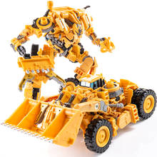 AOYI-juguetes de transformación 8 en 1 para niños, figuras de acción de Anime, coche Robot destructor, modelo de vehículo de ingeniería clásico, DD02 2024 - compra barato