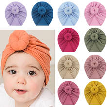 Turbante elástico de nailon suave para niña, diadema para bebé, diadema para bebé, lazo de moda, accesorios para el cabello 2024 - compra barato