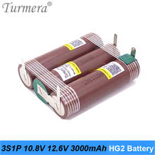 Turmera-batería 3S para destornillador, 12V, 4S, 16,8 V, 5S, 21V, 18650 HG2, 3000mAh, soldadura 30A, 10,8 V, 14,4 V, 18V, reemplazo de uso Ni-MH 2024 - compra barato