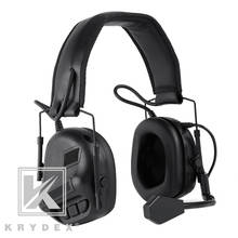 Krdex-fone de ouvido tático 5 gen, com redução de ruído, microfone, peltor, bk, comunicação, eletrônico, destacável 2024 - compre barato