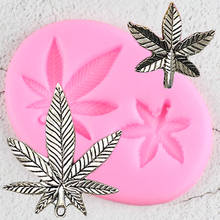 Leaves Silicone Molds Polymer Clay Jewelry Mold Cake Decorating Fondant Mould Cupcake Topper Candy Chocolate Gumpaste Moulds 2024 - buy cheap