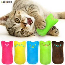 Teeth Grinding Catnip Toys Funny Interactive Plush Cat Toy Pet Kitten Chewing Vocal Toy Claws Thumb Bite Cat mint For Cats hot 2024 - buy cheap