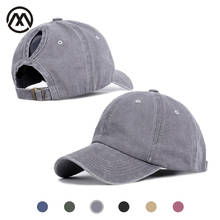 Retro Solid Color Fashion Baseball Caps Ms. Ponytail Baseball Cap High Quality Adjustable outdoor Visor Truck Driver hats bonnet 2024 - buy cheap