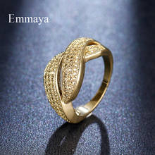 Emmaya, богемский стиль, индивидуальный дизайн, Золотое кольцо, Крошечный Цирконий, для крутых девочек, украшение на вечеринку 2024 - купить недорого