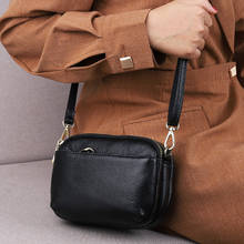Genuine Leather Shoulder Bags for Women Messenger Crossbody Bag Luxury Handbag Fashion Ladies Shopping Totes Female Party Purse 2024 - buy cheap