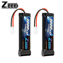 Zeee 2 pces 8.4v 3000mah bateria rc com tamiya plugue de alta potência bateria nimh para carro rc hpi tamiya kyosh losi associado 2024 - compre barato