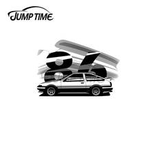 Jump Time-pegatinas para coche Corolla AE86 Trueno, Material de vinilo, calcomanía a prueba de arañazos para maletero, decoración de personalidad, 13x12,2 cm 2024 - compra barato